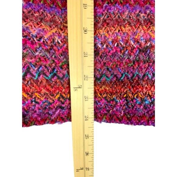 Kathie Lee Vtg Sz M 8 10 Rainbow Multicolor Stripe Mohair Blend Blazer Jacket - Picture 7 of 10